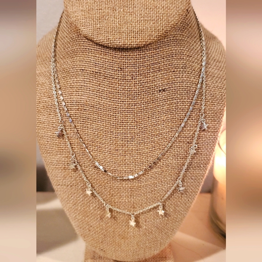 Park Lane Starburst Necklace ~ Silver